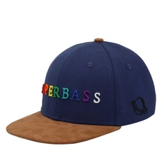 หมวก Snapback สำหรับเด็กพร้อมปักโลโก้แบบพัฟ