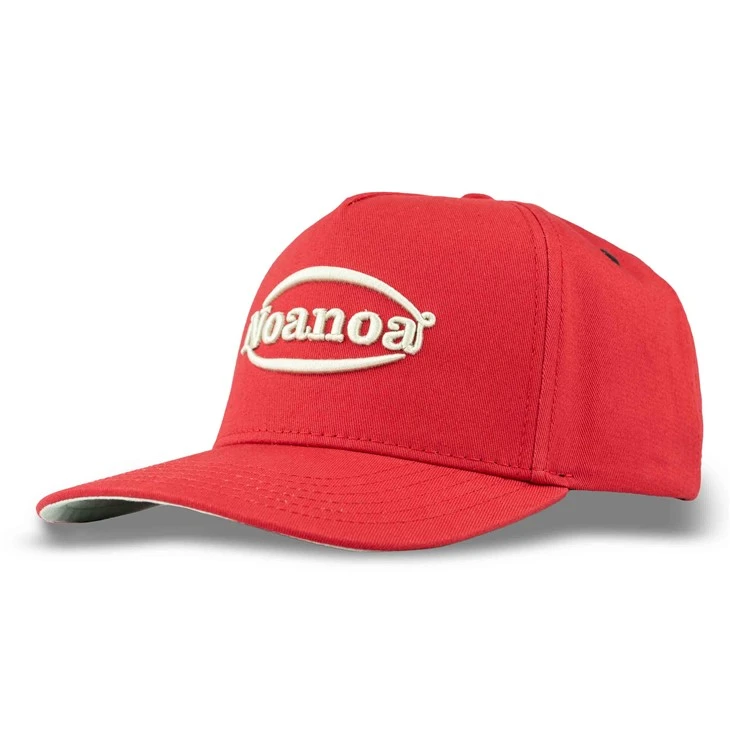 TCAP Custom Red Cotton Hats 3D Embroidery Sport Caps