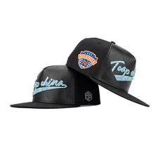 TCAP หมวก Underbrim แบบกำหนดเอง หนัง Snapback และหมวกผ้าฝ้าย 5 แผง